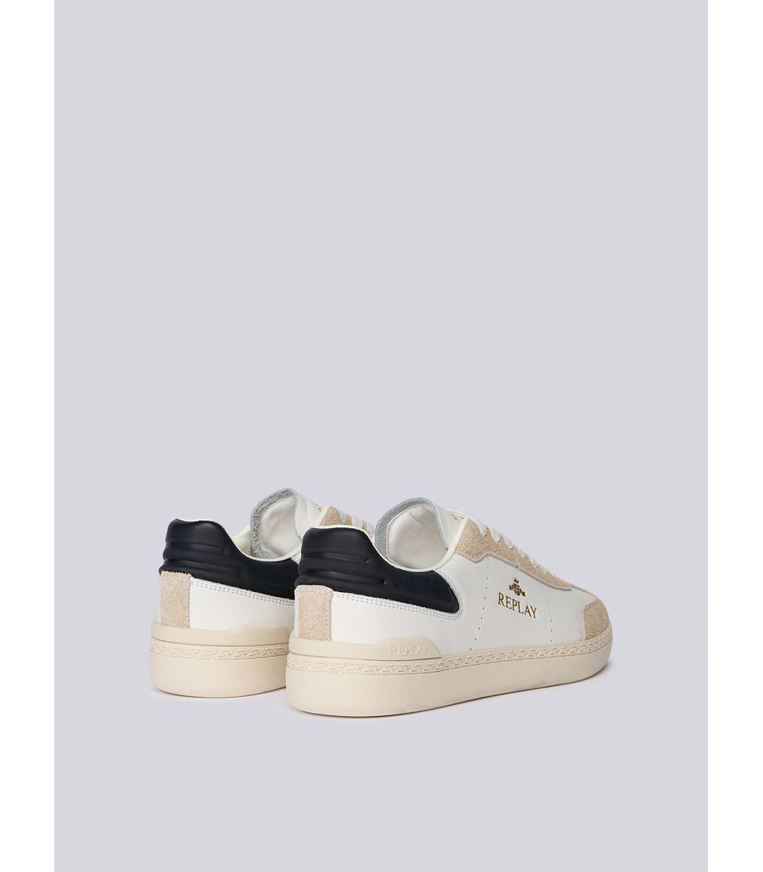 パイパー デュアルレザースニーカー 詳細画像 ホワイトベージュ 2